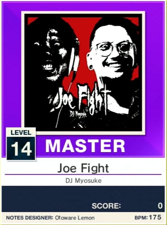【譜面確認用】 Joe Fight MASTER 【チュウニズムNEW外部出力】 - ニコニコ動画