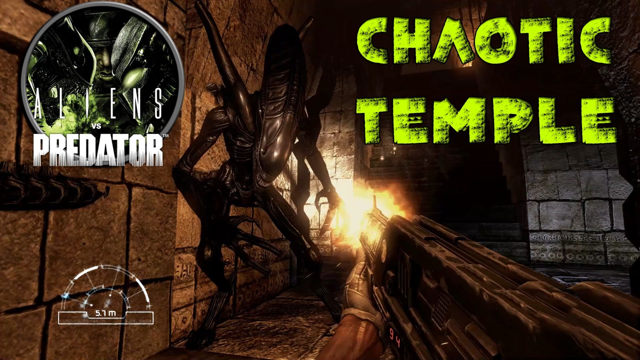 Aliens vs. Predator 2010 - STDM CHAOTIC TEMPLE | AVPUNKNOWN - ニコニコ動画