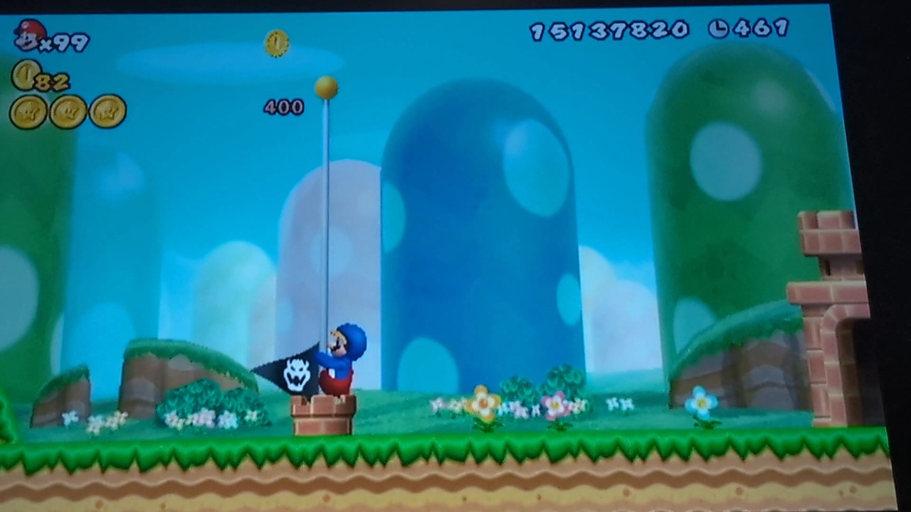 日本記録/世界26位] New Super Mario Bros. Wii 1-1 speedrun in 39