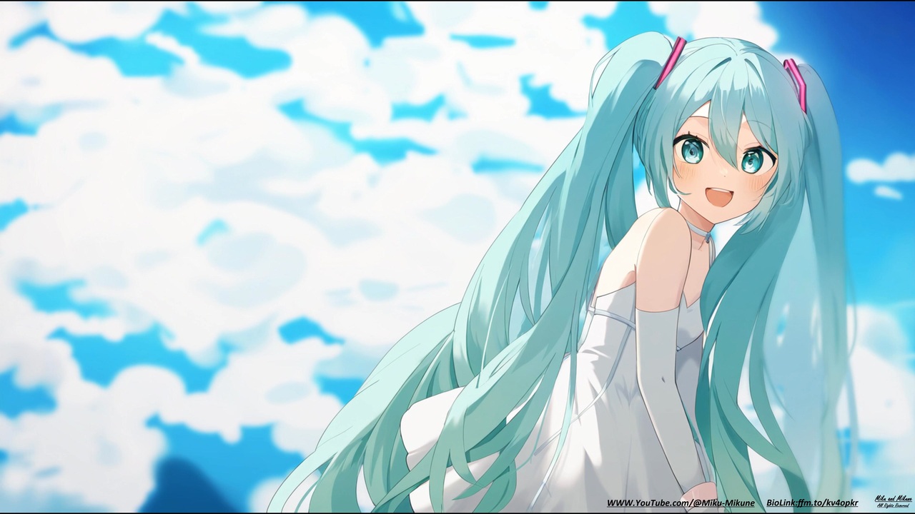 Hatsune Miku 初音ミク (Miku and Mikune) Anniversary Message from Hatsune ...