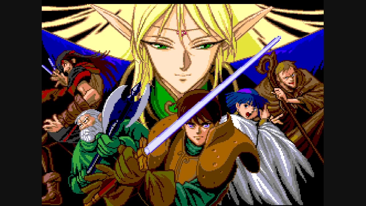 ロードス島戦記　PCエンジンソフトのポスター ロードス島戦記 PCエンジンソフトのポスター （ロードス島戦記2