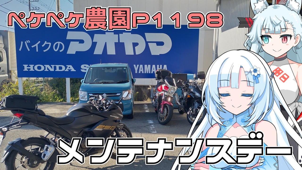 2024年12月3日 農作業日誌P1198 午前中にちょっとだけ農作業してから、バイクも軽トラもメンテナンスへ - ニコニコ動画