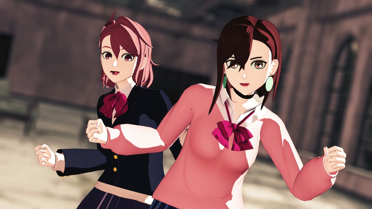 【MMD】ももちゃん＆アイラで『GLIDE』【ダンダダン】 - ニコニコ動画