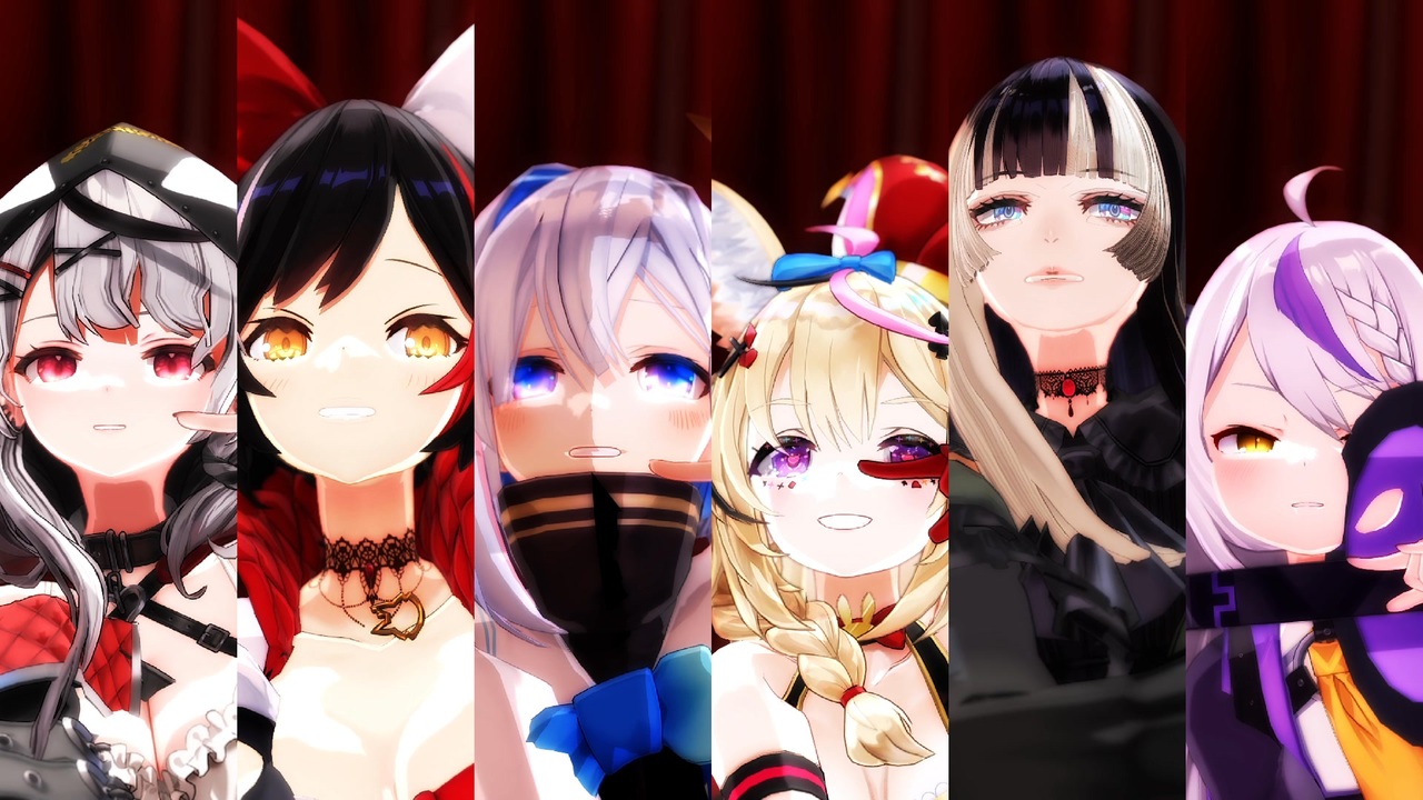 MMDホロライブ】唱 / 天音かなた, 大神ミオ, 尾丸ポルカ