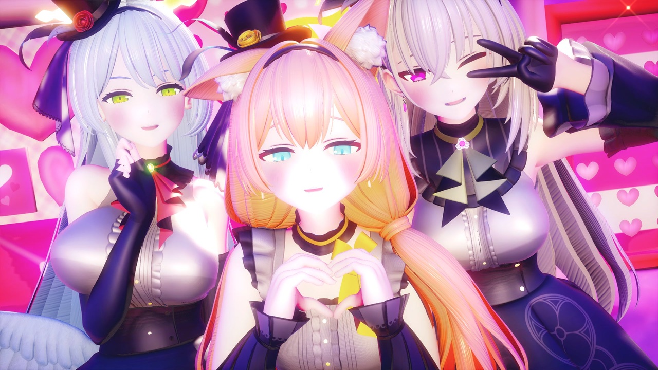 ブルアカMMD】トリニティのアイドルライブ！【伊落マリー/歌住サクラコ