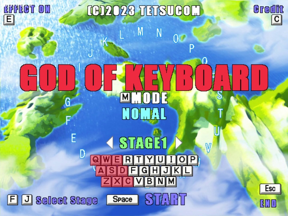 タイピング無双ゲーム『GOD OF KEYBOARD（ゴッドオブキーボード）』（初心者におススメ！！上級者も楽しめる！！）PV - ニコニコ動画