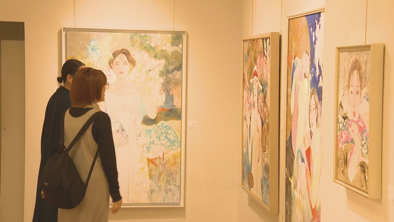思春期の少女の心情　若手女性絵師２人が描く　福岡市で「日本画二人展」 - ニコニコ動画