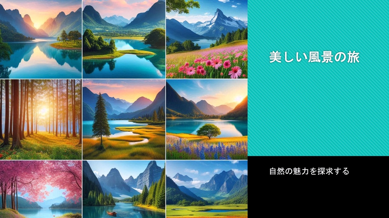 【知由理✨長山】色彩の交響曲：鮮やかな風景の旅 - ニコニコ動画