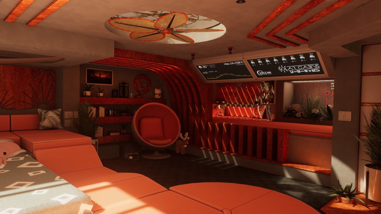 【VRChatワールド紹介】Solar Cabins ˸˸˸ ソーラーキャビン - ニコニコ動画