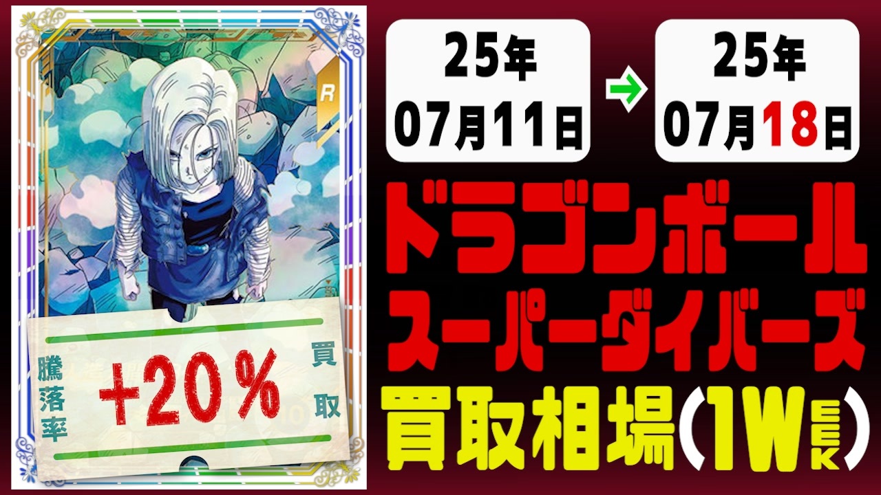 ドラゴンボールダイバーズ 買取相場《52枚/週》｜07月11日～07月