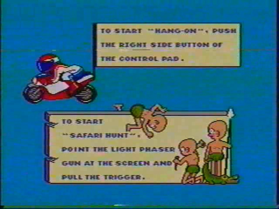 HANG ON AND SAFARI HUNT (SEGA MASTER SYSTEM) - ニコニコ動画