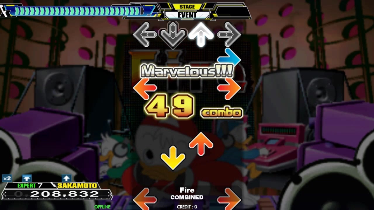 StepMania Dancing Stage featuring Disney's RAVE (AC) (Japan) プレイしてみた1 ...