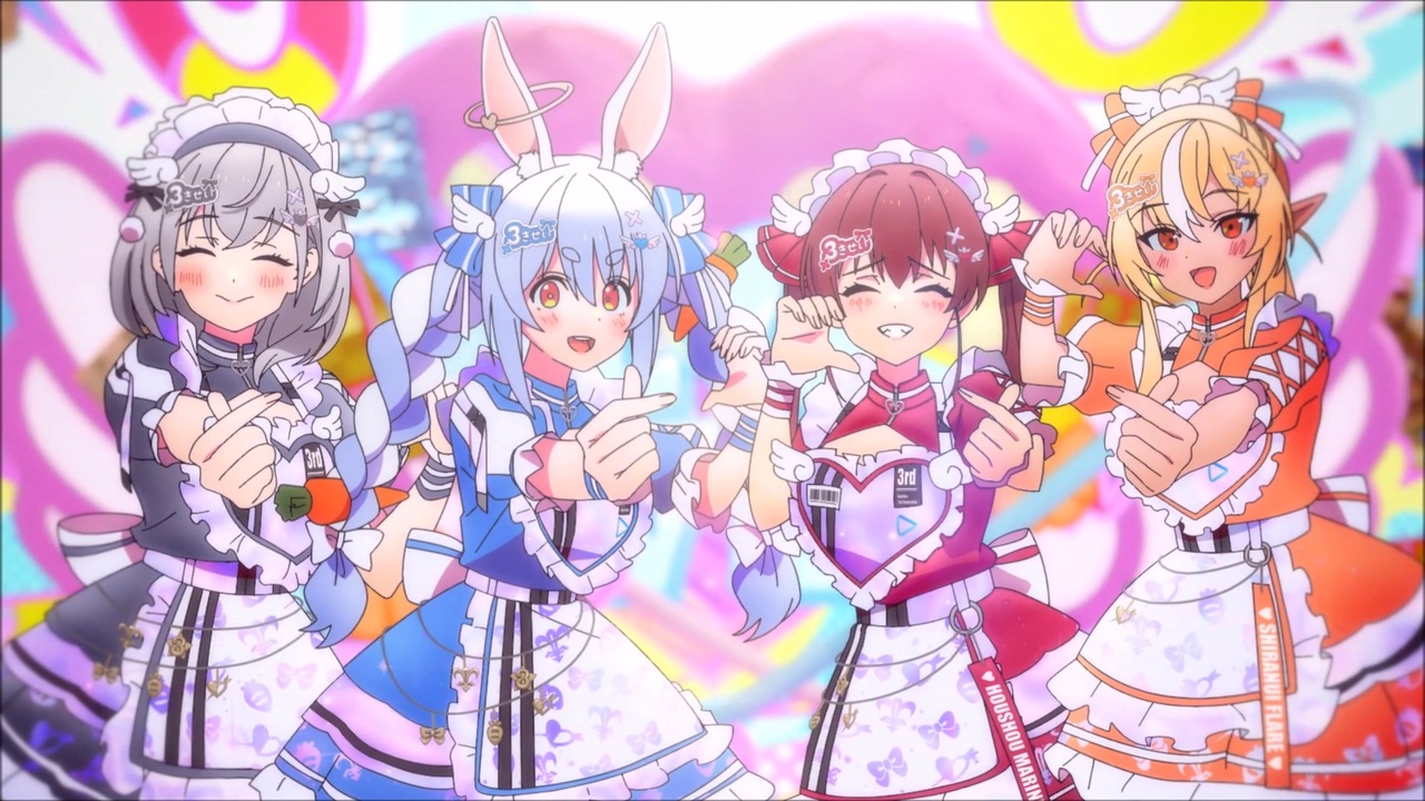 オリジナル楽曲】あいあいあいあい♡あいらぶゆー(兎田ぺこら 不知火