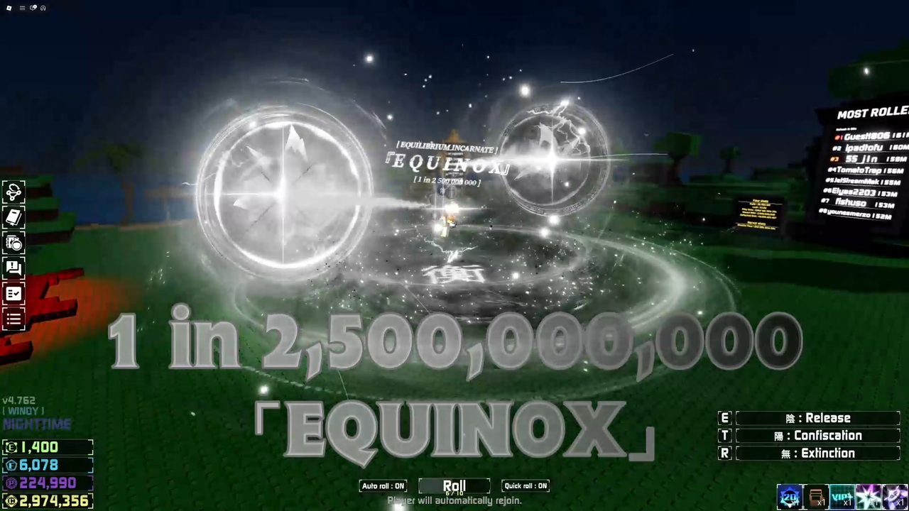 【Sol's RNG / ソルのRNG】 Cream Finaliy Rolled Ture EQUINOX 2026/04/06 - ニコニコ動画