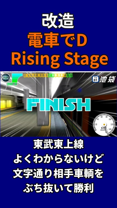 Windows用3D電車バトルゲーム「電車でD Rising Stage Windows用3D電車バトルゲーム 電車でD ライトニングステージ 同人の