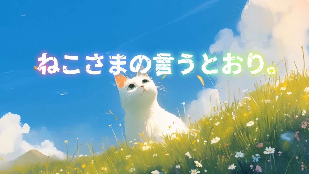 ねこさまの言うとおり。#01 - ニコニコ動画