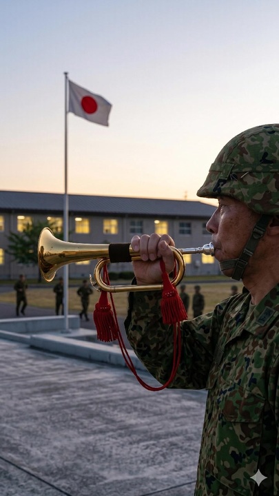 最強の目覚まし音】自衛隊 起床ラッパ 爆音 / Military Wake Up Sound