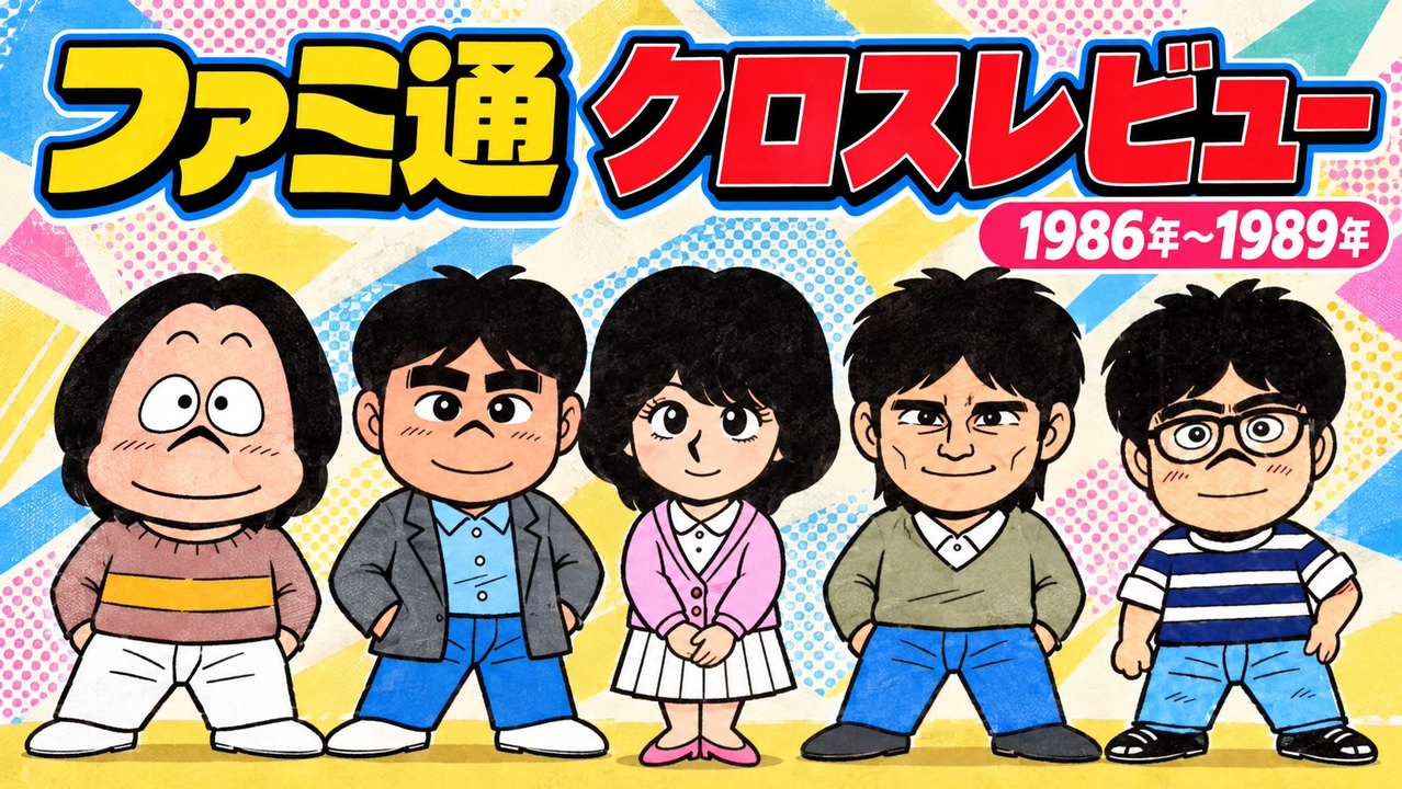 ファミ通 クロスレビュー切り抜き 1995～1998 【当時物 平成レトロ】 ファミ通クロスレビュー集（1986年～1989年） - ニコニコ動画