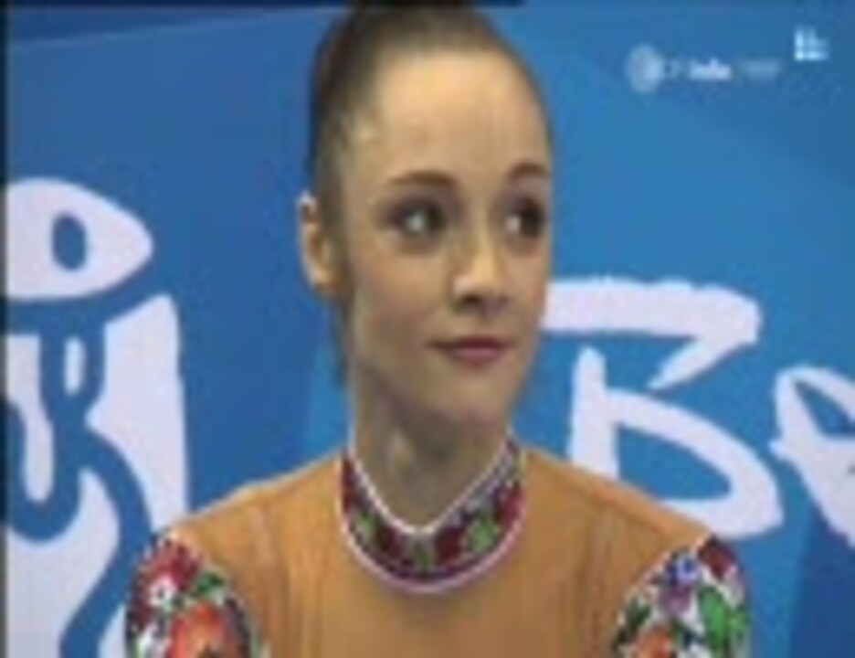 Anna_Bessonova Ribbon Beijing 2008 - ニコニコ動画