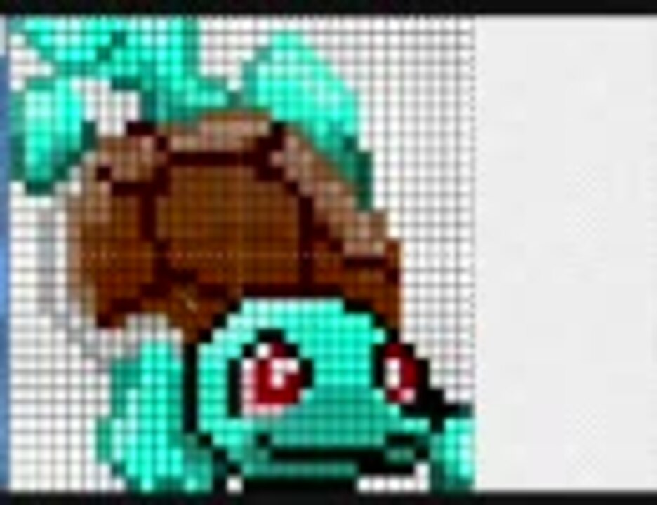 ポケモン１５１匹をドット絵で挑戦してみる 実況あり ゼニガメ編 ニコニコ動画