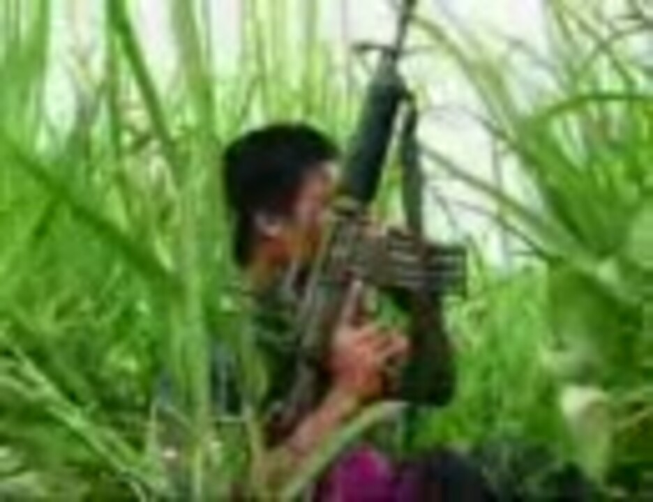 カレン軍第6旅団と民主カレン仏教徒軍の銃撃戦 ニコニコ動画