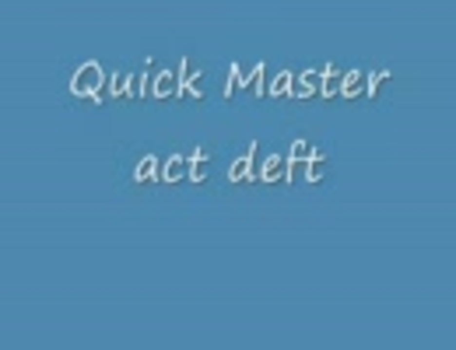 Quick Master ニコニコ動画