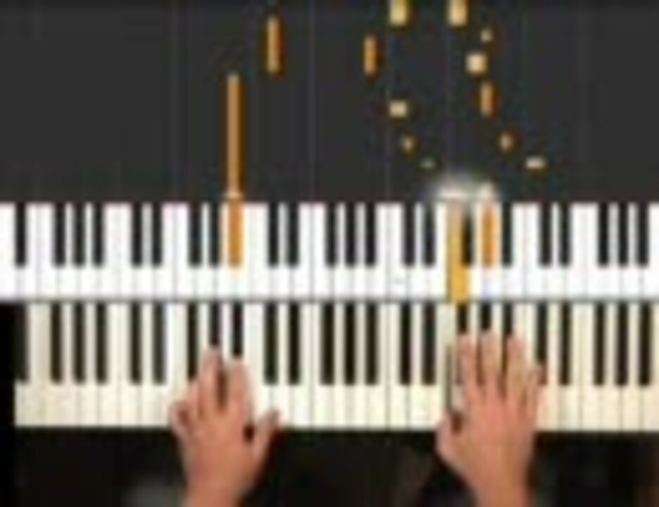 究極の音ゲー Synthesia 手元 ピアノレッスン編 ニコニコ動画