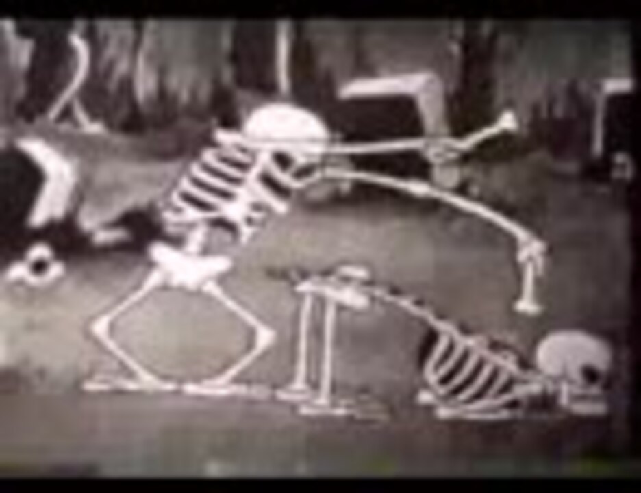 ディズニー短編アニメ映画 骸骨の踊り The Skeleton Dance 1929 ニコニコ動画