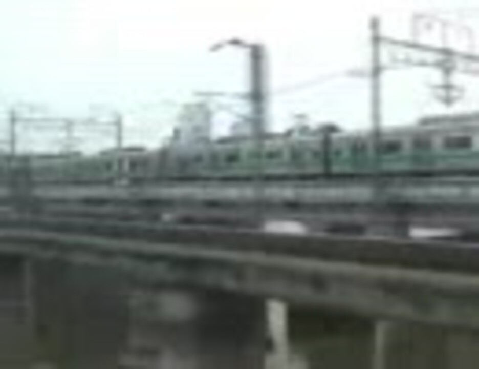 韓国 首都圏電鉄 漢江鉄橋での併走 ニコニコ動画