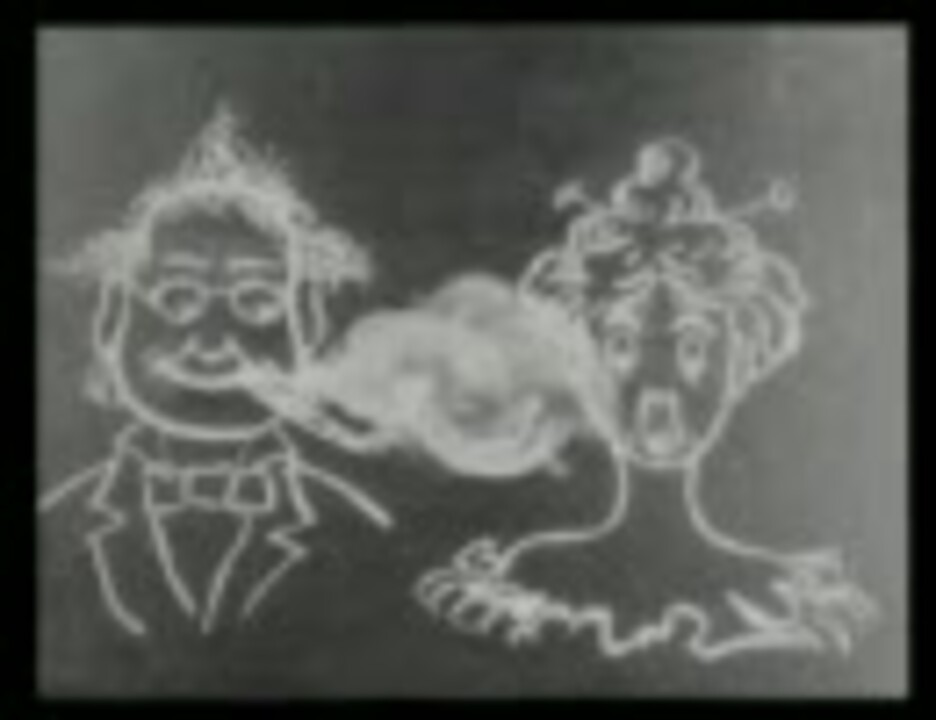 愉快な百面相 "Humorous phases of funny faces" (1906) - ニコニコ動画