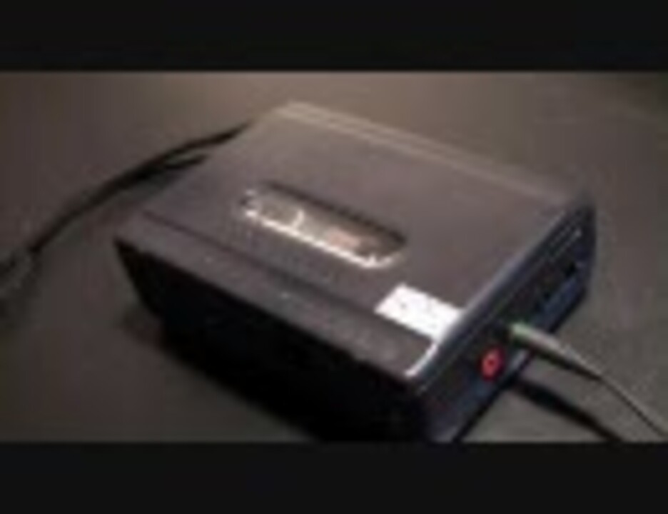 PC-8001 CMTにセーブしたプログラムを再生 - ニコニコ動画