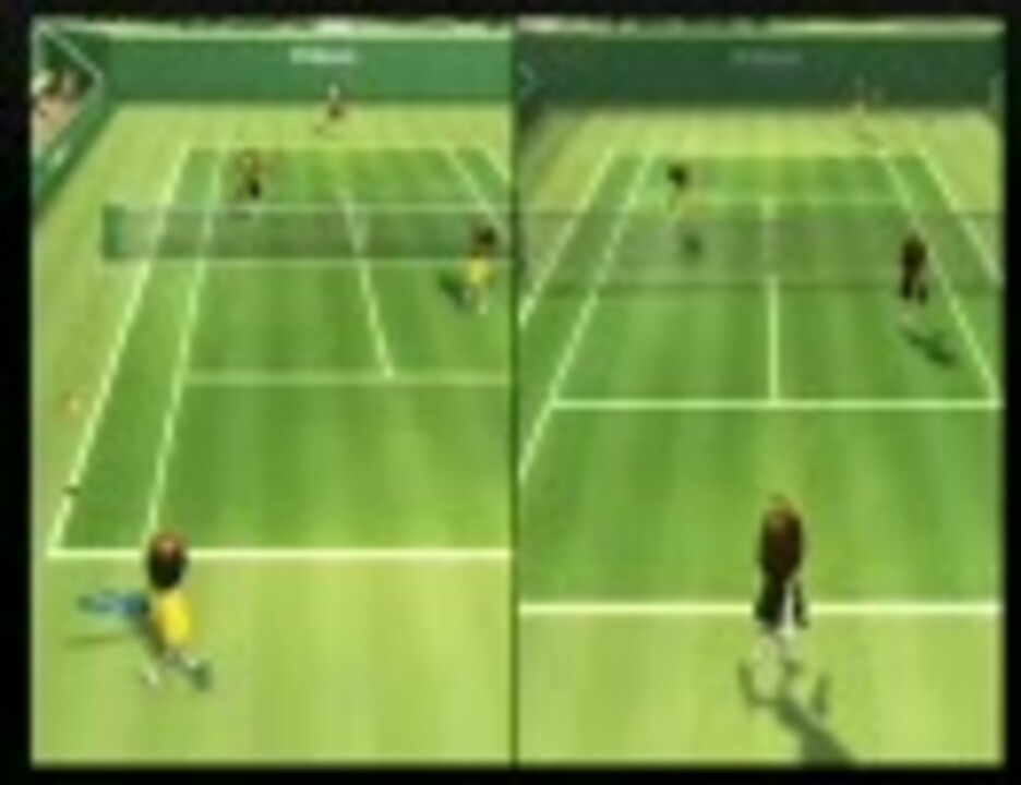人外miiでwiisportsやってみた テニス編 ニコニコ動画