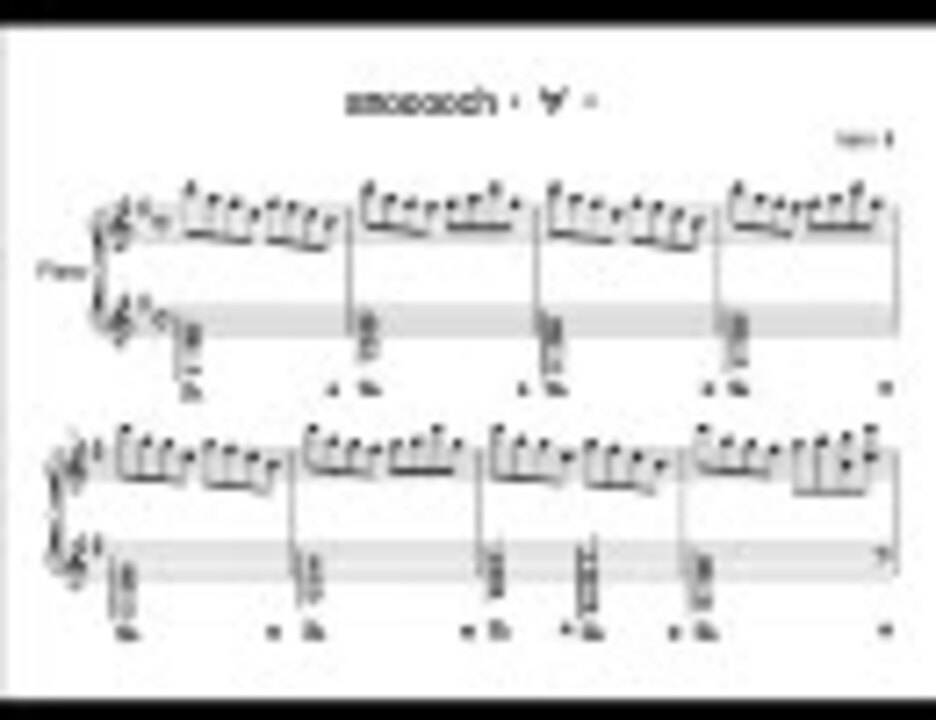 人気の 楽譜 動画 6 542本 3 ニコニコ動画