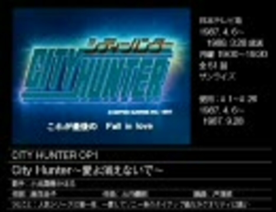 テレビアニメ 特撮ソング年鑑 1987 1 ノンストップメドレー ニコニコ動画