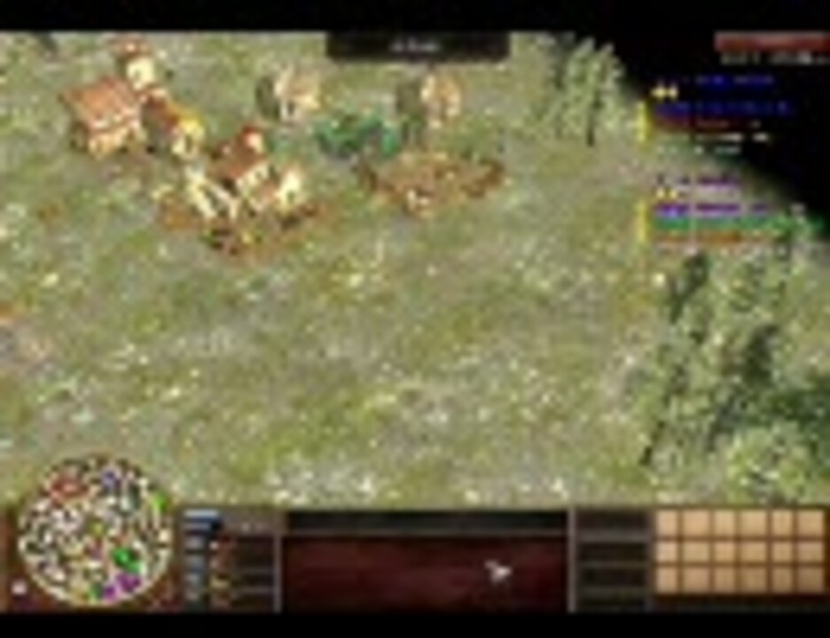 【AoE3】 第12回AJC ベース　れっつごーふぁーむvsスカミ（笑） １戦目２ - ニコニコ動画