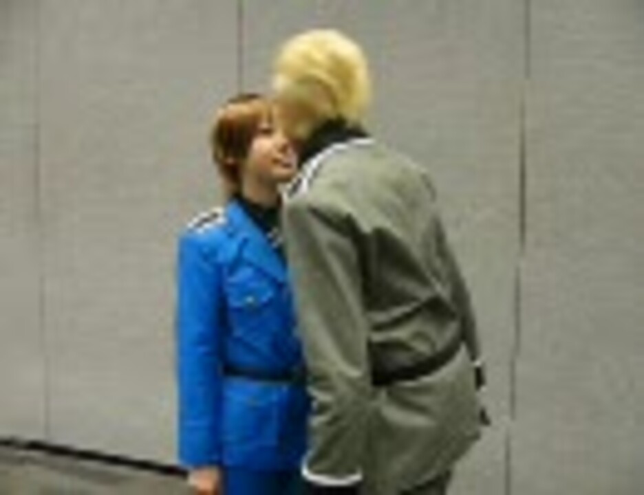 ヘタリア 海外コスプレ Ohayocon 10 ドイツイタリアキス ニコニコ動画