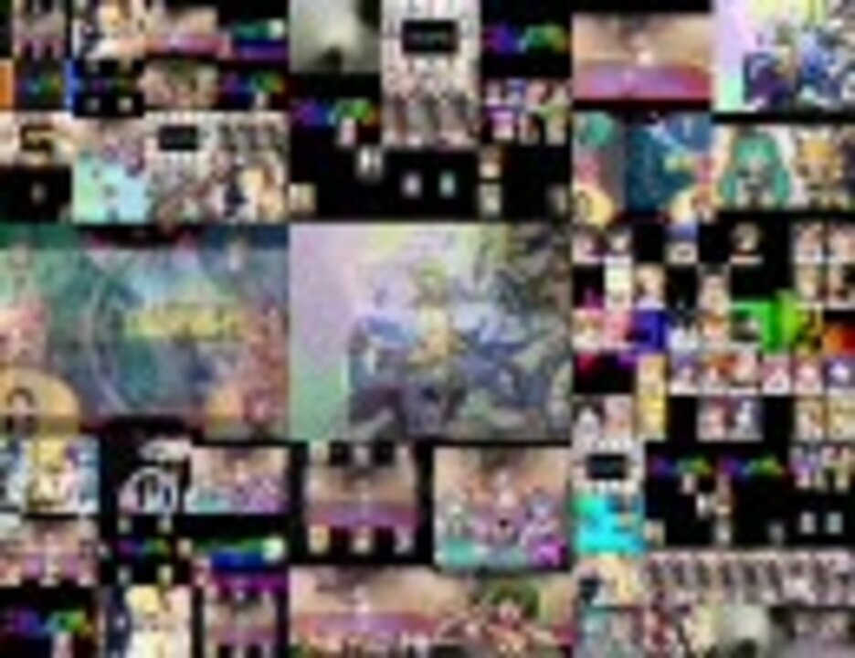 七色のニコニコ動画 1500人ぐらいで大合唱!を勝手に動画にしてみた